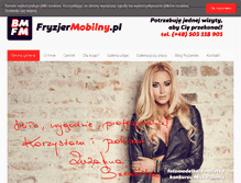 Tablet Screenshot of fryzjermobilny.pl